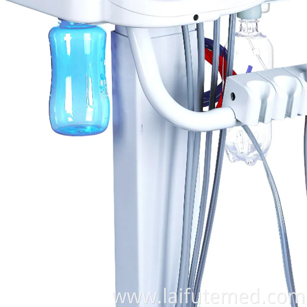 Portable Unit Dental Treatment Mobile Cart Trolley Dental Unit with Film Viewer